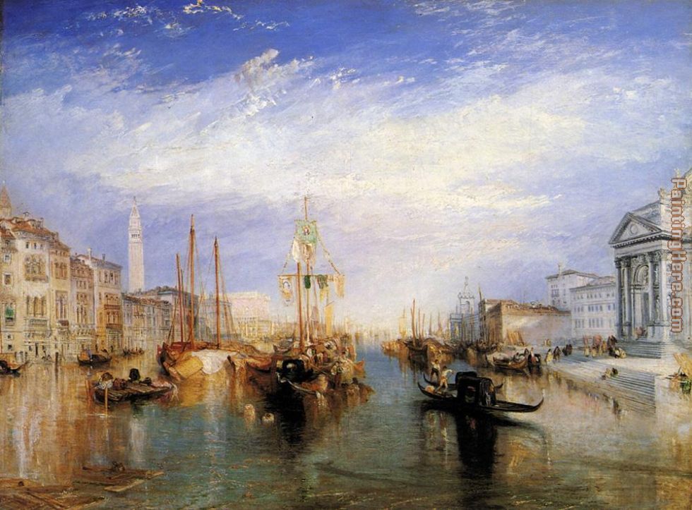 The Grand Canal Venice painting - Joseph Mallord William Turner The Grand Canal Venice art painting